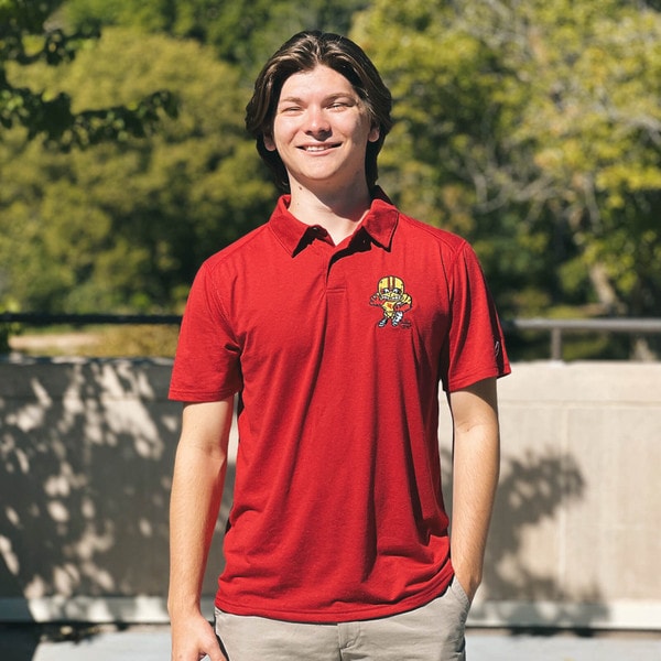 League Football Cy Cardinal Polo